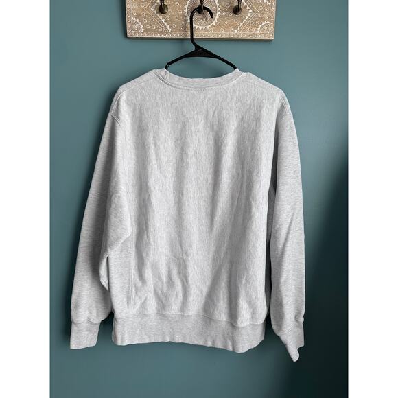 Turks & Caicos Vintage Champion Heather Gray Crewneck Pullover Sweatshirt - Picture 4 of 4